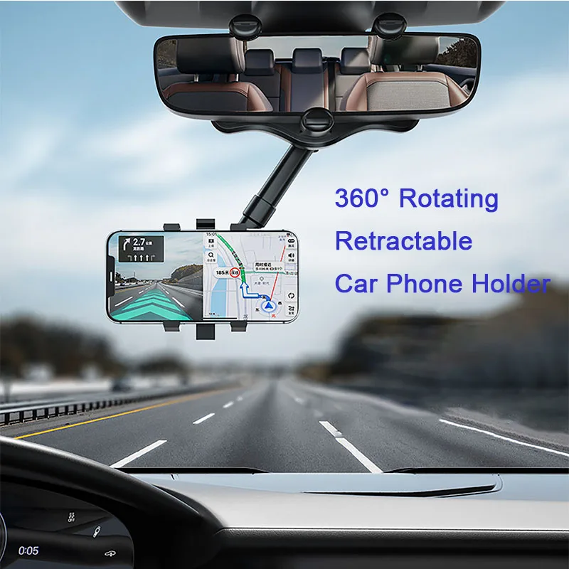 2023 360° Rearview Mirror Phone Holder Car Mount Phone GPS Holder Universal Retractable Adjustable Recorder DVR/GPS Phone
2023 360° Rearview Mirror Phone Holder Car Mount Phone GPS Holder Universal Retractable Adjustable Recorder DVR/GPS Phone