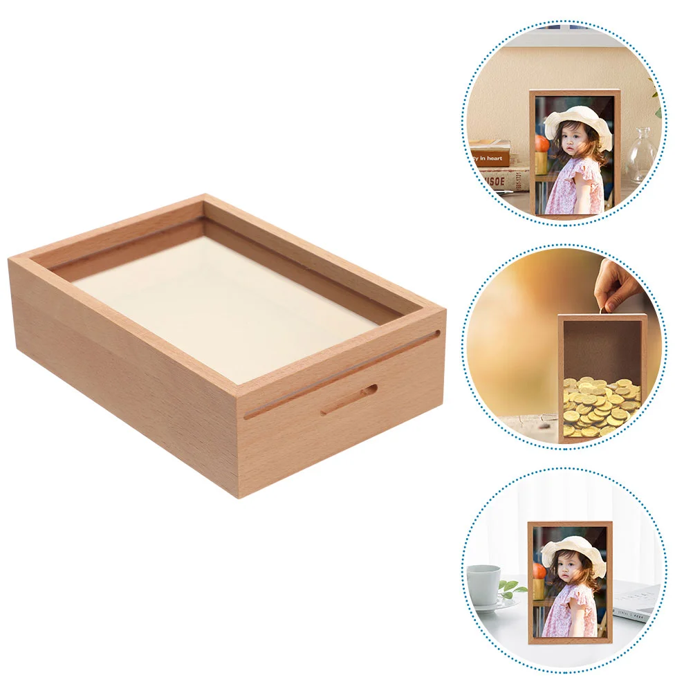Piggy Bank Coin Banks Money For Kids Saving Jar Wood Picture Frames Small Change Savings Box Acrylic Versatile Child Photo
Piggy Bank Coin Banks Money For Kids Saving Jar Wood Picture Frames Small Change Savings Box Acrylic Versatile Child Photo