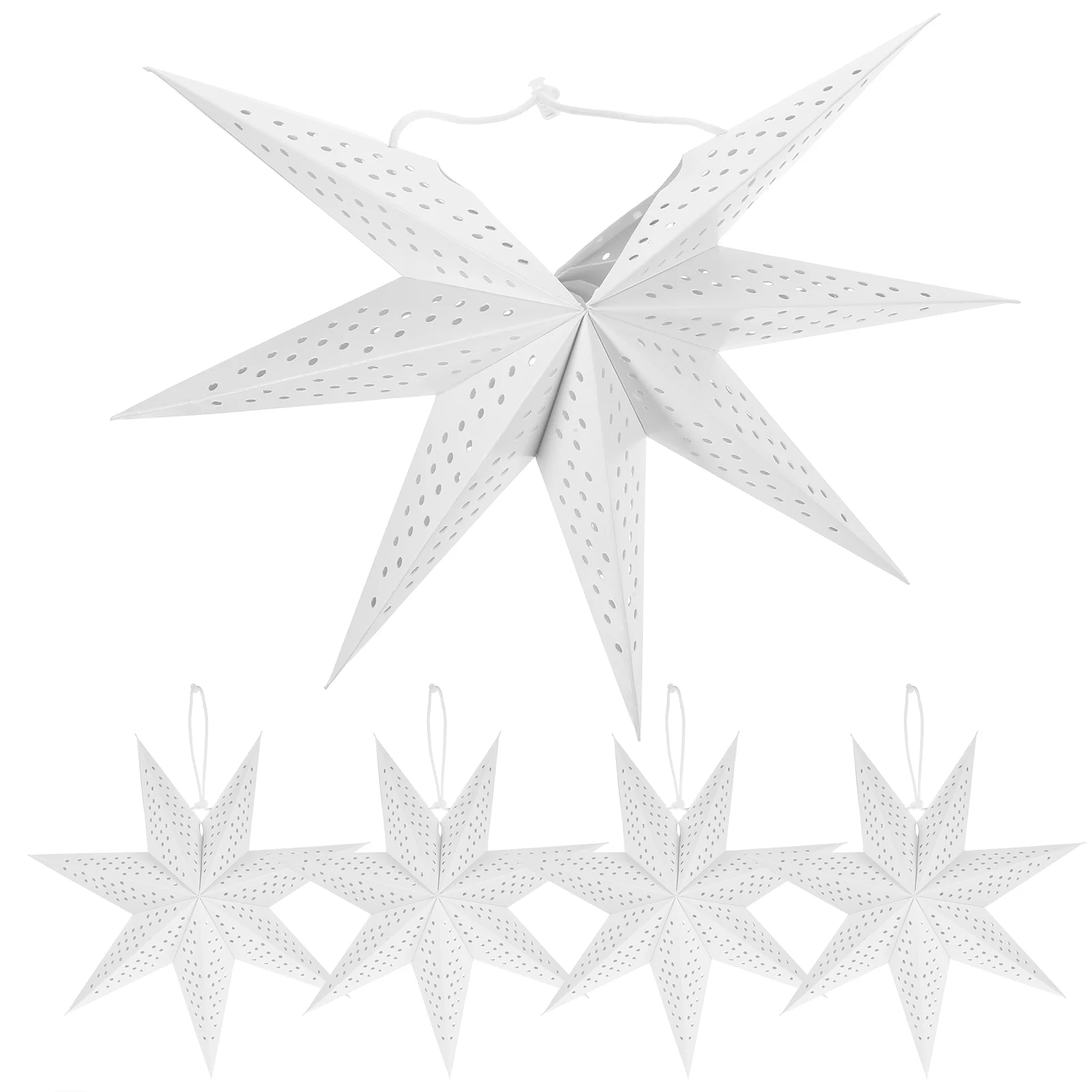 5 Pcs Paper Lampshade Star Lantern Christmas Lanterns Decoration Xmas Ornaments Hanging Lampshades Decorations Shaped Light
5 Pcs Paper Lampshade Star Lantern Christmas Lanterns Decoration Xmas Ornaments Hanging Lampshades Decorations Shaped Light