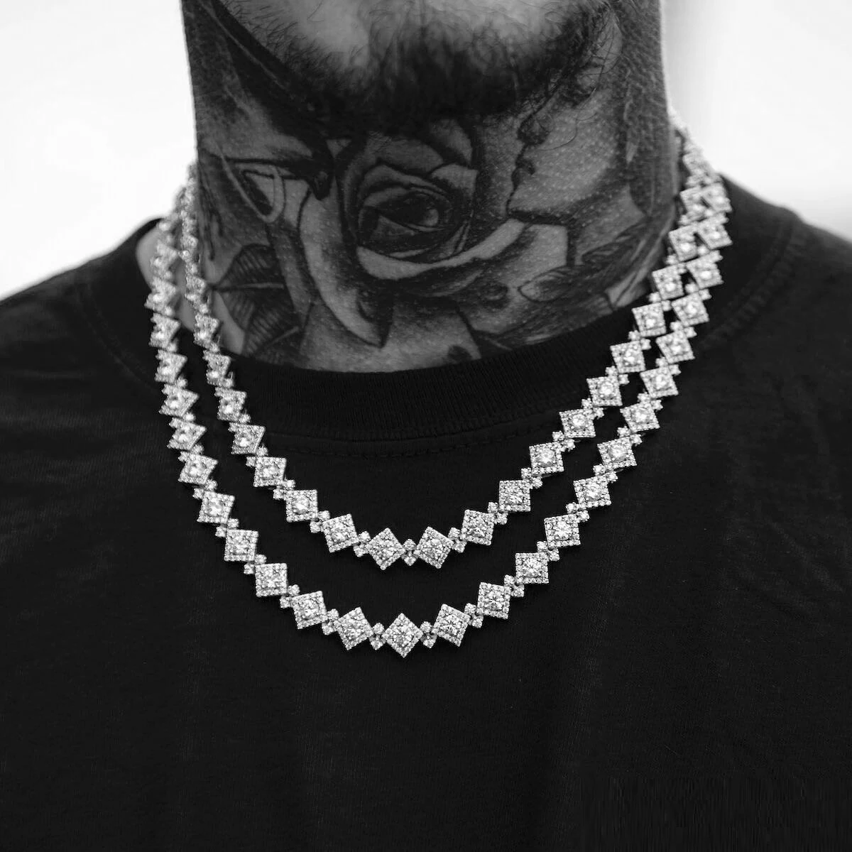 2023 New Arrived Men Women Hip Hop Cluster Square Chain Hip Hop Charm Necklace Full Paved Iced Out Bling CZ Fashion Jewelry Gift
2023 New Arrived Men Women Hip Hop Cluster Square Chain Hip Hop Charm Necklace Full Paved Iced Out Bling CZ Fashion Jewelry Gift