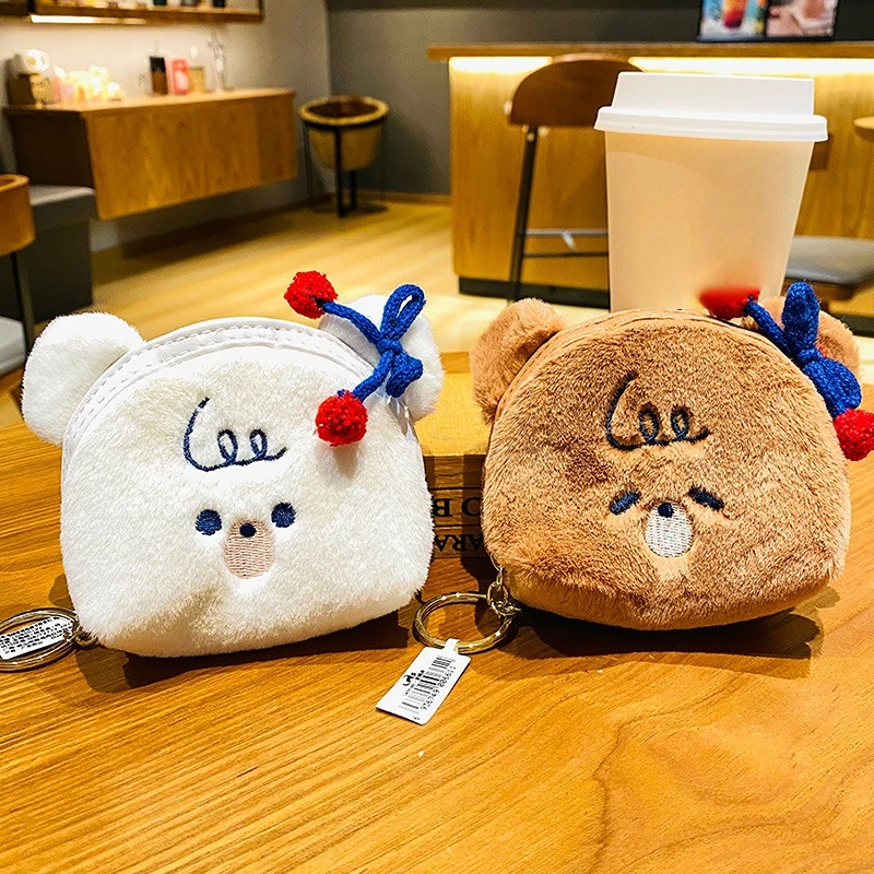 Кошелек Kawai в виде панды, белый, коричневый кошелек для денег, милый мультяшный плюшевый Кошелек для монет, наушников, линий передачи данных, ключей, держатель для монет, сумка для хранения
Кошелек Kawai в виде панды, белый, коричневый кошелек для денег, милый мультяшный плюшевый Кошелек для монет, наушников, линий передачи данных, ключей, держатель для монет, сумка для хранения