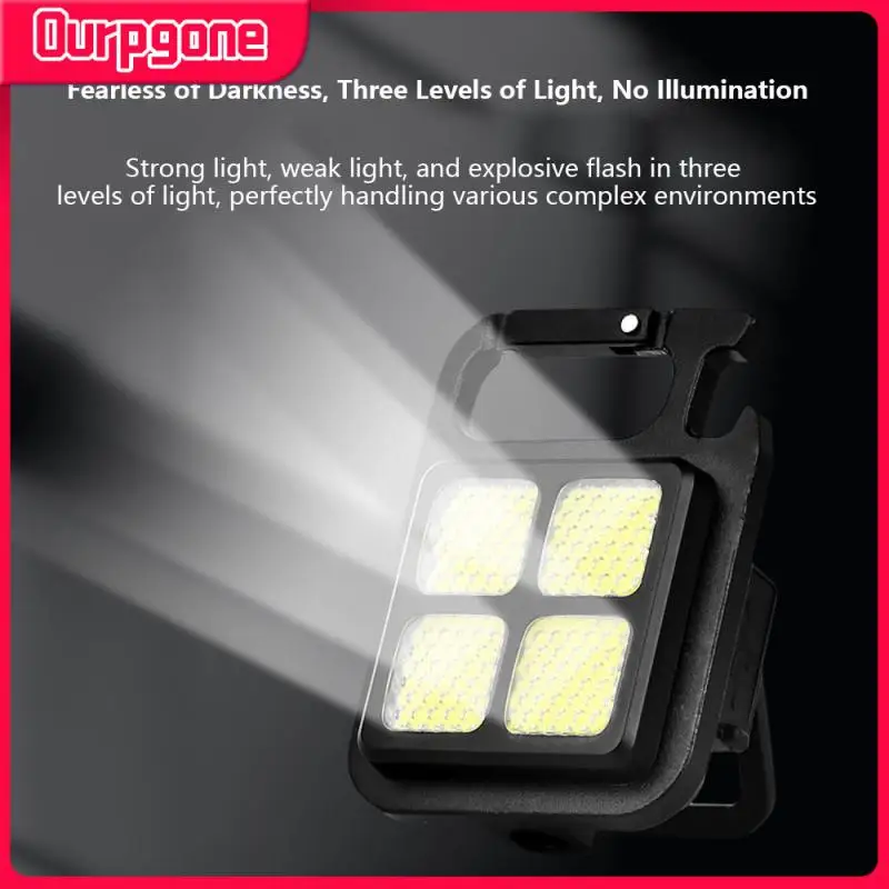 Cob Flashlight Keychain Lamp Multi-function Camping Flashlights Portable Usb Charging Flashlight Camping Equipment Work Light
Cob Flashlight Keychain Lamp Multi-function Camping Flashlights Portable Usb Charging Flashlight Camping Equipment Work Light