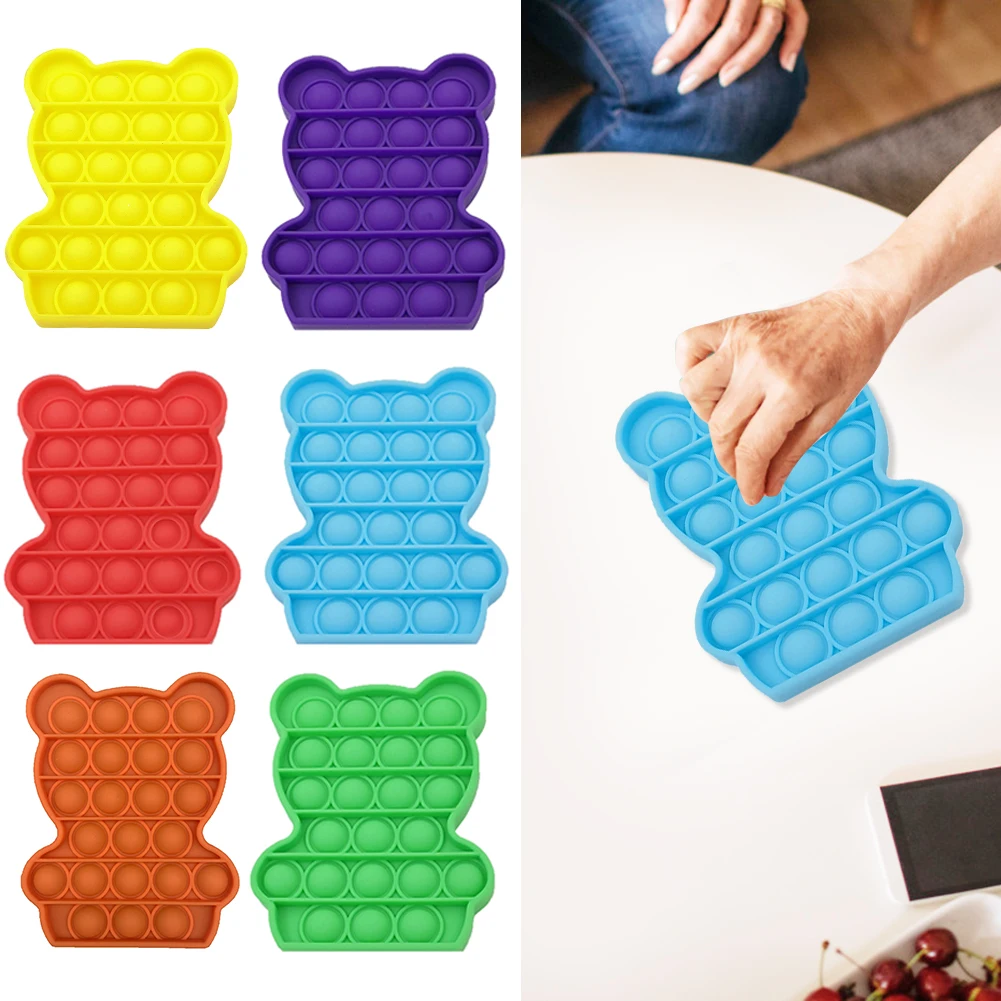 Focus Educational Toys Bear Antistress Increase Push Bubble Fidget Sensory Toy for Children Early Learning Supplies
Focus Educational Toys Bear Antistress Increase Push Bubble Fidget Sensory Toy for Children Early Learning Supplies