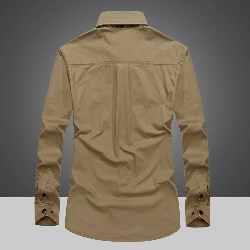New Autumn 2023 Casual Long Punk Style Solid Color Pocket T- Slim Fit Vintage Shirts For Men
New Autumn 2023 Casual Long Punk Style Solid Color Pocket T- Slim Fit Vintage Shirts For Men