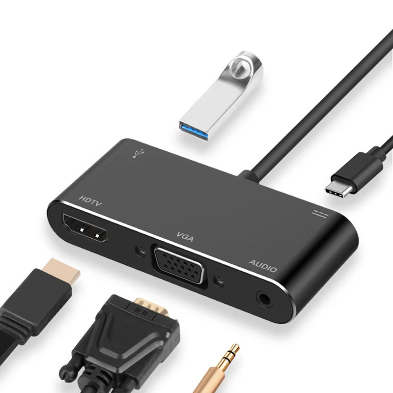 Five in one type-C to HDMI docking station MacBook notebook docking station usb-c hub
Five in one type-C to HDMI docking station MacBook notebook docking station usb-c hub