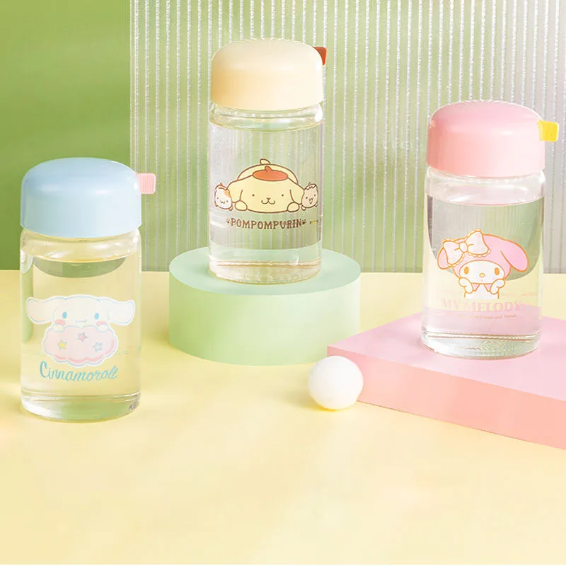 300ML Sanrios Glass Cartoon Kawaii My Melody Cinnamoroll Pompom Purin Small Portable Water Glass Milk Juice Cup Gift for Girls
300ML Sanrios Glass Cartoon Kawaii My Melody Cinnamoroll Pompom Purin Small Portable Water Glass Milk Juice Cup Gift for Girls
