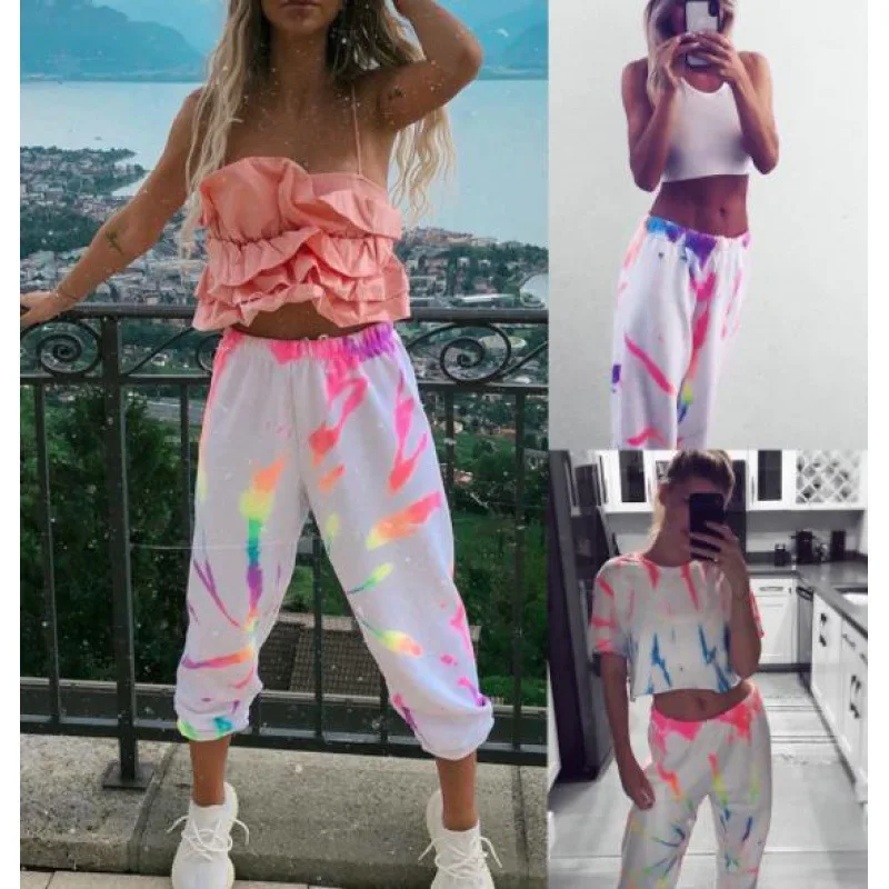 Women Tie Dye Jogger Pants High Waist Long Pants Active Ladies Girls Sport Pants Elastic Waist Women Sweatpants
Women Tie Dye Jogger Pants High Waist Long Pants Active Ladies Girls Sport Pants Elastic Waist Women Sweatpants