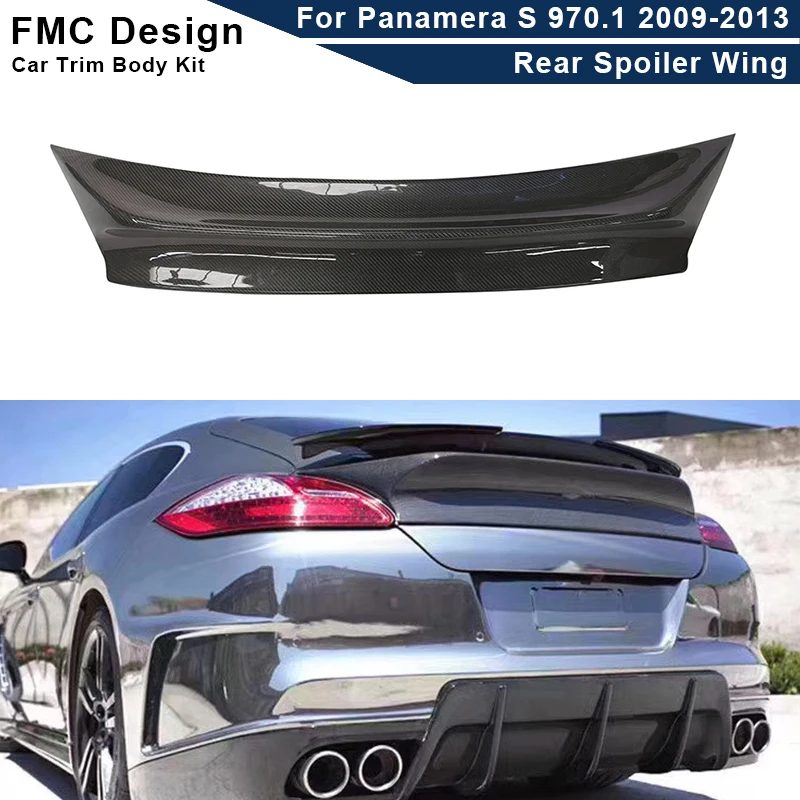 VRT Style Carbon Fiber Ducktail Rear Spoiler Wing Car Trunk Wing Separator Body Kit for Porsche Panamera S 970.1 2009-2013
VRT Style Carbon Fiber Ducktail Rear Spoiler Wing Car Trunk Wing Separator Body Kit for Porsche Panamera S 970.1 2009-2013