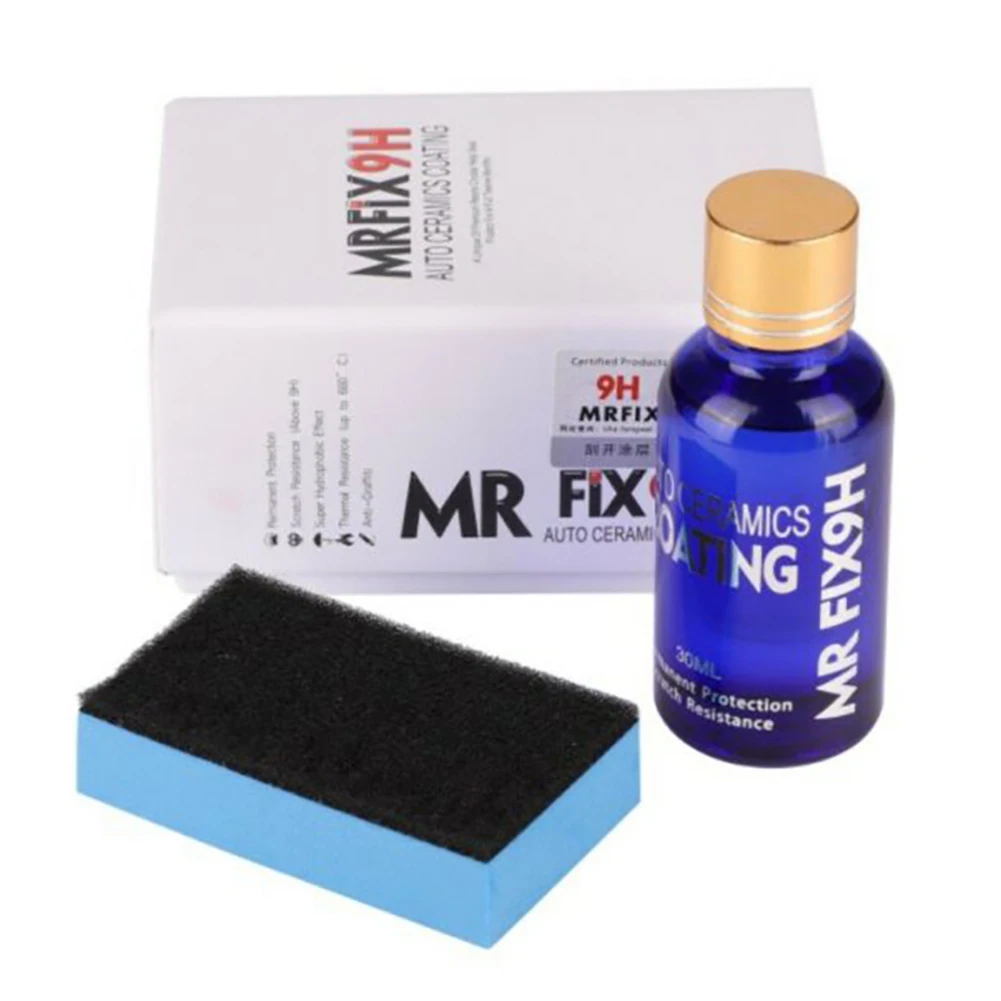 Mr-Fix 9H Auto Nano-Crystalline Coating Ceramic Superhydrophobic Glass Maintain Cleaner Glass Hydrophobic Agent
Mr-Fix 9H Auto Nano-Crystalline Coating Ceramic Superhydrophobic Glass Maintain Cleaner Glass Hydrophobic Agent