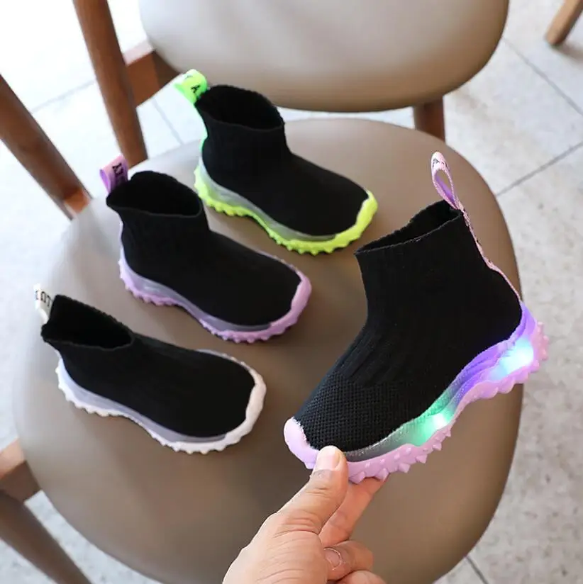 Size 21-30 Children's Led Shoes Boys Girls Lighted Sneakers Glowing Shoes for Kid Sneakers Boys Baby Sneakers with Luminous Sole
Size 21-30 Children's Led Shoes Boys Girls Lighted Sneakers Glowing Shoes for Kid Sneakers Boys Baby Sneakers with Luminous Sole