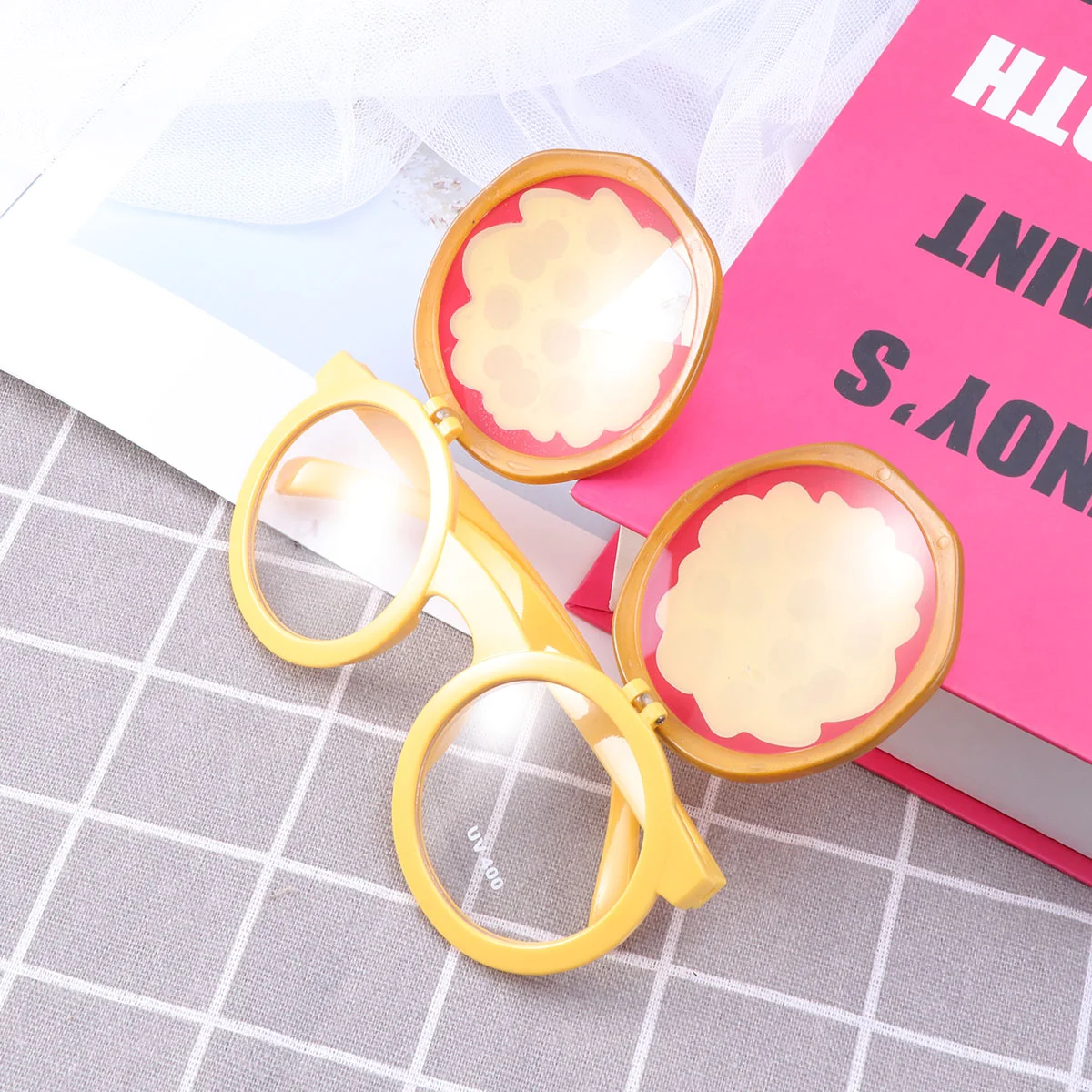 1 шт., декоративная креативная забавная оправа для очков 
1 шт., декоративная креативная забавная оправа для очков