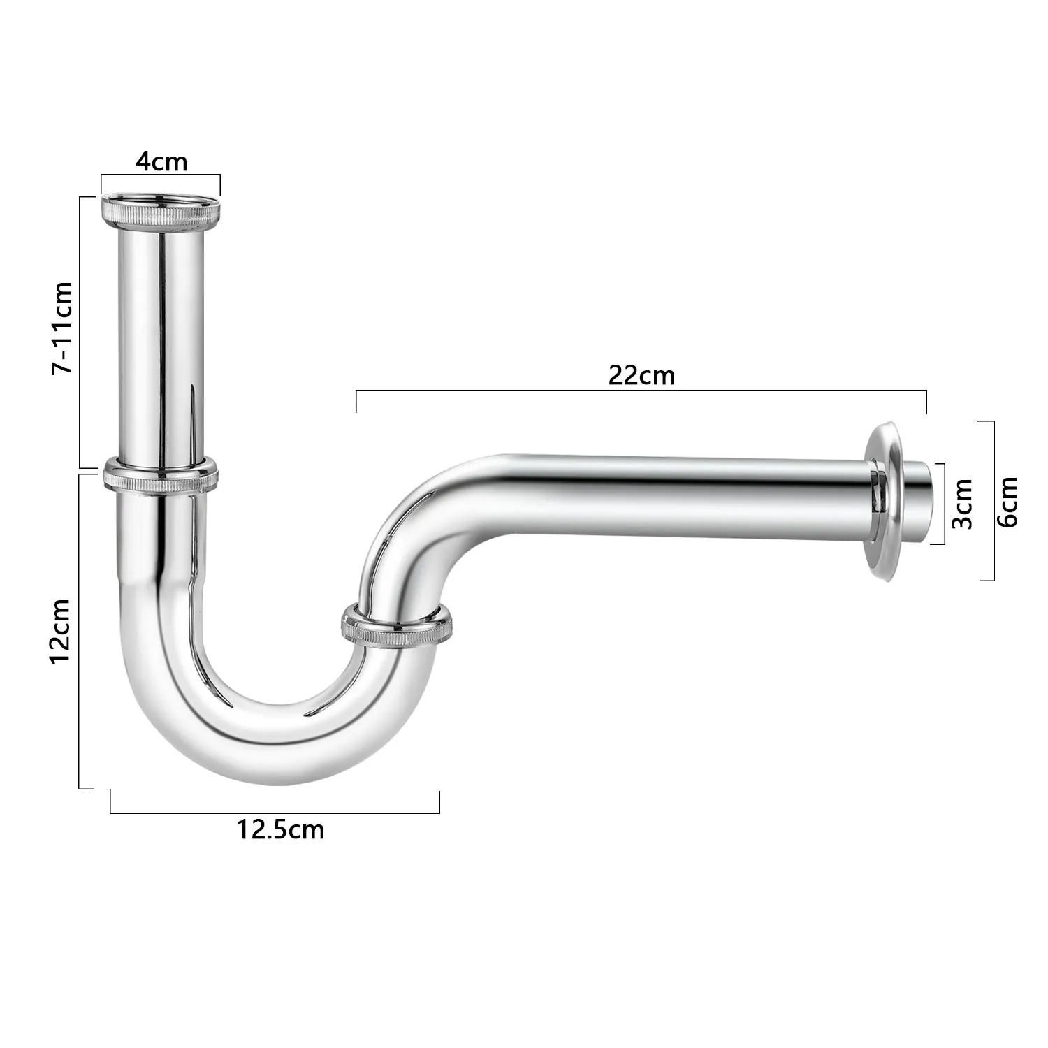 Easy to Install Stainless Steel Waste Drain Valve Siphon for Faucet Sink 1/4'' x 32mm Long lasting Performance
Easy to Install Stainless Steel Waste Drain Valve Siphon for Faucet Sink 1/4'' x 32mm Long lasting Performance