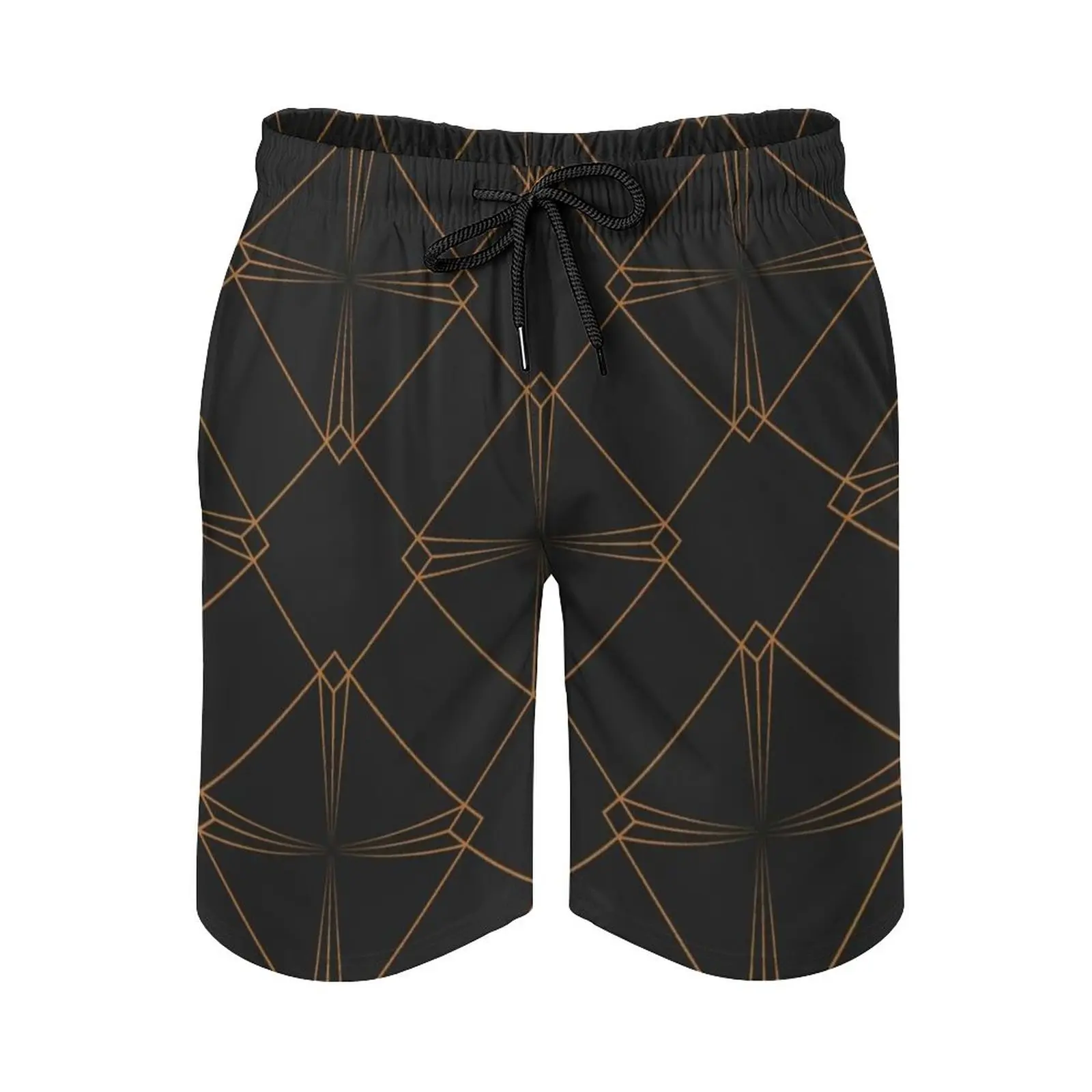 Copper And Grey Geometric Pattern Men'S Beach Shorts Board Shorts Bermuda Surfing Swim Shorts Copper Geometric Geometric Shapes
Copper And Grey Geometric Pattern Men'S Beach Shorts Board Shorts Bermuda Surfing Swim Shorts Copper Geometric Geometric Shapes