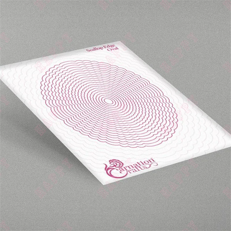 Scallop Edge Oval Die Set Metal Craft Cutting Die DIY Scrapbook Paper Diary Decoration Card Handmade Embossing New Product 2022
Scallop Edge Oval Die Set Metal Craft Cutting Die DIY Scrapbook Paper Diary Decoration Card Handmade Embossing New Product 2022
