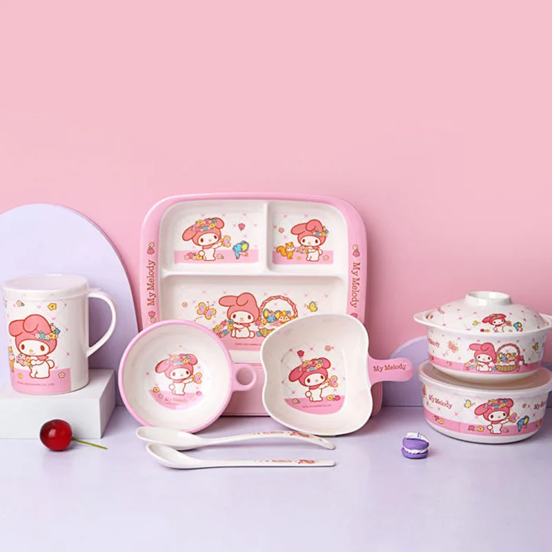 Sanrio Kawaii Children's Cutlery Special Mymelody Cute Cartoon Baby Rice Paste Supplementary Food Bowl Water Cup Plate
Sanrio Kawaii Children's Cutlery Special Mymelody Cute Cartoon Baby Rice Paste Supplementary Food Bowl Water Cup Plate