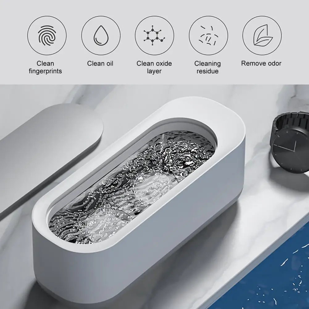 Ultrasonic Cleaner Efficient Mute Mini High Frequency Cleaning Tank For Glasses Sterilization Jewelry Cleaner Ultrasonic Machine
Ultrasonic Cleaner Efficient Mute Mini High Frequency Cleaning Tank For Glasses Sterilization Jewelry Cleaner Ultrasonic Machine