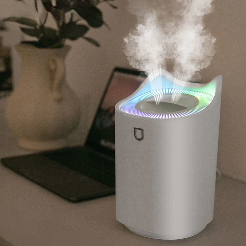 3L USB Double Nozzle Humidifiers Diffuser Portable Air Humidifier Aroma Diffuser With LED Light Ultrasonic Aromatherapy Diffuser
3L USB Double Nozzle Humidifiers Diffuser Portable Air Humidifier Aroma Diffuser With LED Light Ultrasonic Aromatherapy Diffuser