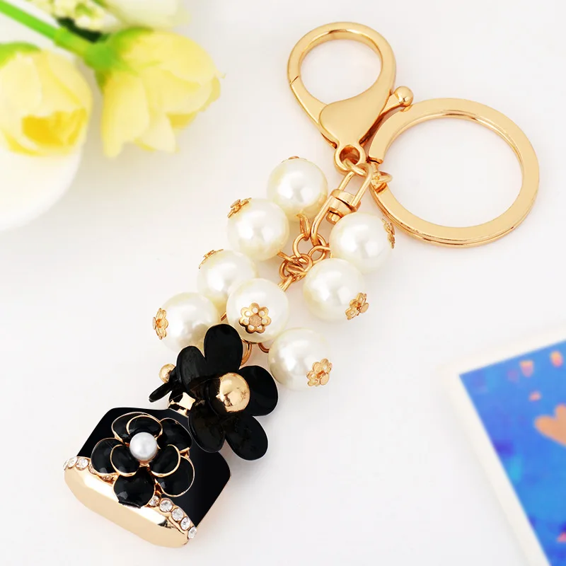 Luxury Bag Handbag Pendants Pearl Keychain Car Key Chains Women Gift Jewelry
Luxury Bag Handbag Pendants Pearl Keychain Car Key Chains Women Gift Jewelry
