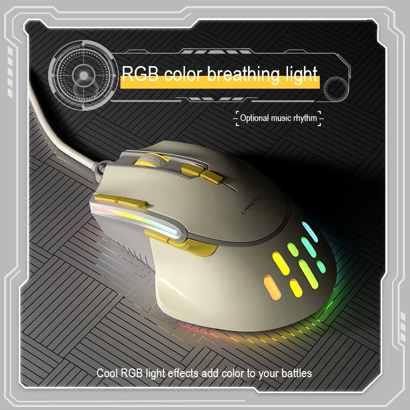 

G3 Rechargeable Bluetooth wireless mouse, 2.4GHz USB RGB 1200DPI mouse, suitable for laptop tablet Macbook gamer mouse