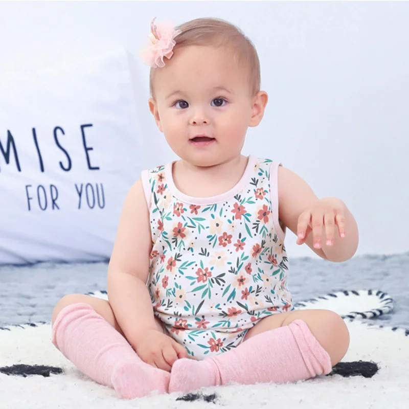 Summer Children's Clothing Infant Bodysuits Child Printing Sleeveless Vest One-Pieces Kids Triangle Romper Baby Girls Clothes
Summer Children's Clothing Infant Bodysuits Child Printing Sleeveless Vest One-Pieces Kids Triangle Romper Baby Girls Clothes