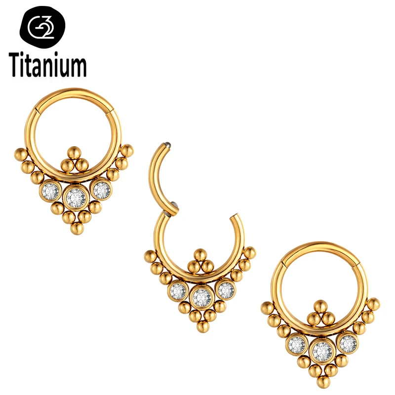 1Pcs Nose Septum Clicker Zircon Hoop 316L Surgical Steel Nose Ring 16G Ear Tragus Cartilage Daith Piercing Earrings Body Jewelry
1Pcs Nose Septum Clicker Zircon Hoop 316L Surgical Steel Nose Ring 16G Ear Tragus Cartilage Daith Piercing Earrings Body Jewelry