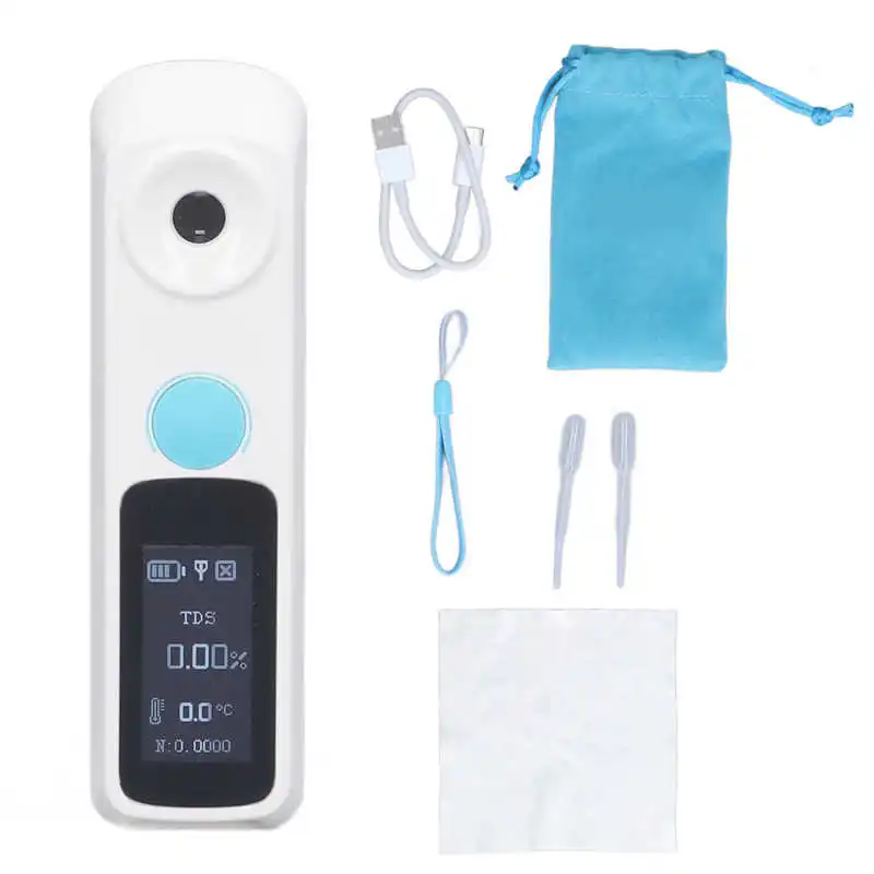DFT‑F10V55H23 Drinks Density Meter Waterproof Digital Coffee Density Detector Meter 350mAh International Edition
DFT‑F10V55H23 Drinks Density Meter Waterproof Digital Coffee Density Detector Meter 350mAh International Edition