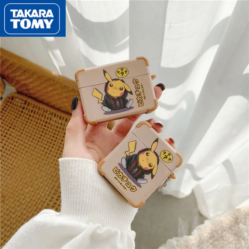 TAKARA TOMY Pikachu 2021 IPhone Earphone Accessories for Apple Airpods1/2 Cartoon Cute Cover Airpods Pro Air Pod Shockproof Case
TAKARA TOMY Pikachu 2021 IPhone Earphone Accessories for Apple Airpods1/2 Cartoon Cute Cover Airpods Pro Air Pod Shockproof Case