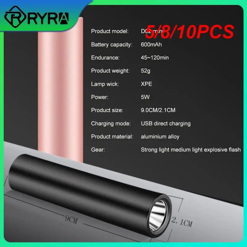 5/8/10PCS For Hunting Cycling Climbing Lantern Waterproof 3 Lighting Modes Tactical Flashlight 100 Meters Lighting Mini Hot
5/8/10PCS For Hunting Cycling Climbing Lantern Waterproof 3 Lighting Modes Tactical Flashlight 100 Meters Lighting Mini Hot