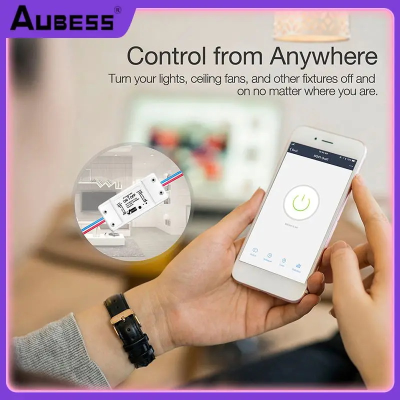 Smart Light Switch 10a Wifi Mini Breaker Module Diy Smart Home App Remote Control Wireless Switch Tuya
Smart Light Switch 10a Wifi Mini Breaker Module Diy Smart Home App Remote Control Wireless Switch Tuya