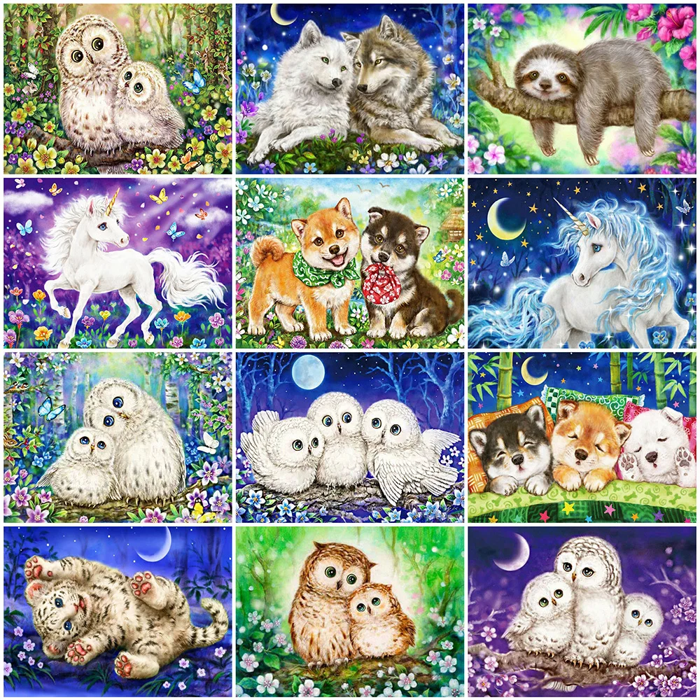 ZOOYA Full Diamond Embroidery Owl Horse 5D New Arrival Diamond Mosaic Cartoon Animal Full Square Round Drill Flower Wall Decor
ZOOYA Full Diamond Embroidery Owl Horse 5D New Arrival Diamond Mosaic Cartoon Animal Full Square Round Drill Flower Wall Decor