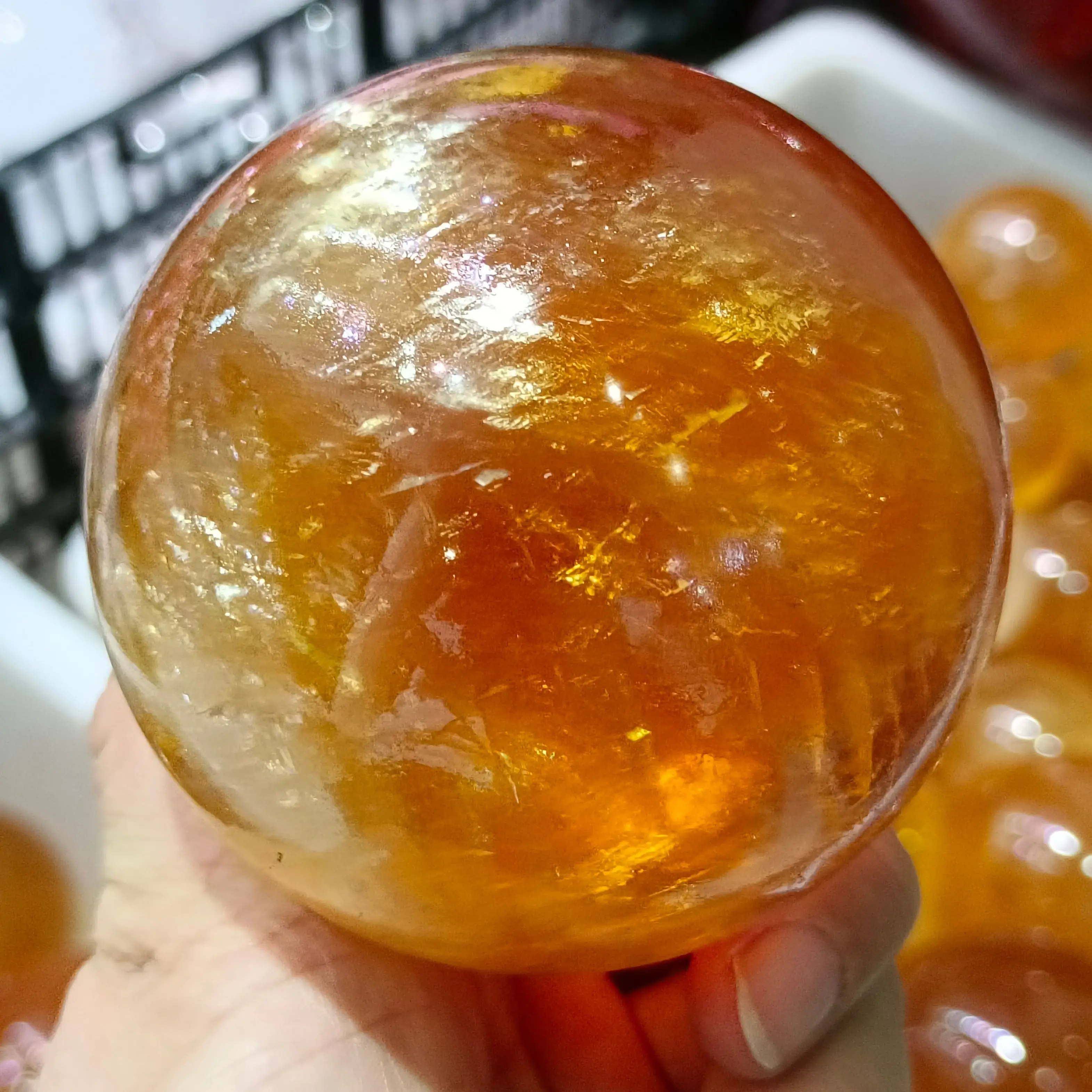Natural Honey Calcite Crystal Energy Ore Home Office Decor Gift Reiki Healing Spiritual Furnishings
Natural Honey Calcite Crystal Energy Ore Home Office Decor Gift Reiki Healing Spiritual Furnishings