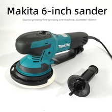 JAPAN Makita Track sander BO6050J High Power 150MM Speed Control Polishing Machine 6 inch Round Sandpaper Machine Car Paint