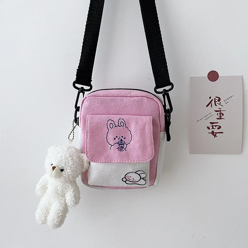 Canvas Women‘s Phone Bag Cartoon Printed Shoulder Messenger Bag Fashion Hit Color Flap Purse Casual Handbag Female Shopping Bag
Canvas Women‘s Phone Bag Cartoon Printed Shoulder Messenger Bag Fashion Hit Color Flap Purse Casual Handbag Female Shopping Bag