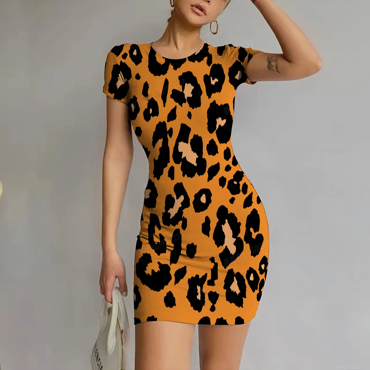 Summer Hot Sale Skinny Leopard Dress Women's Sexy Leopard Hip Dress Party Short Mini Skirt Women's Nightclub Sexy Leopard Dress
Summer Hot Sale Skinny Leopard Dress Women's Sexy Leopard Hip Dress Party Short Mini Skirt Women's Nightclub Sexy Leopard Dress
