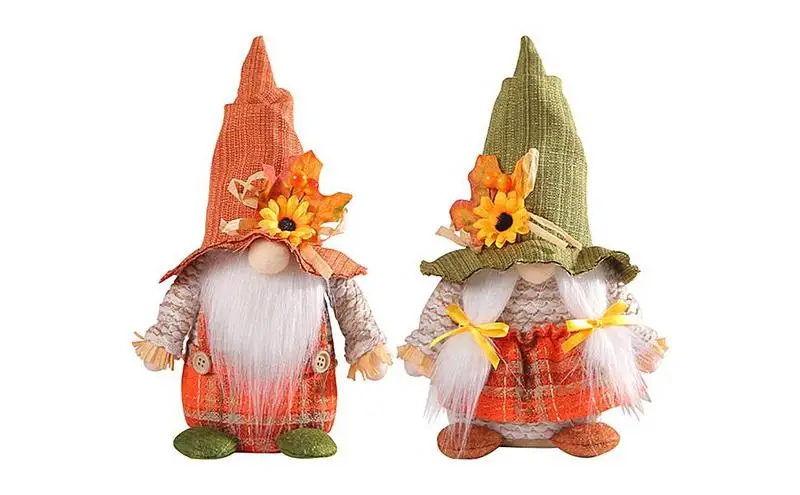 Fall Gnomes Sunflower Figurines Gnome Elf Dwarf Swedish Plush Ornaments Maple Leaves Holiday Gnome Figurine Home Decorations
Fall Gnomes Sunflower Figurines Gnome Elf Dwarf Swedish Plush Ornaments Maple Leaves Holiday Gnome Figurine Home Decorations