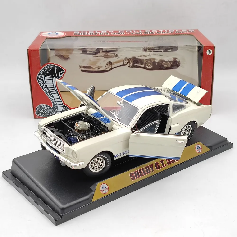 

Cobra 1:18 Ford Mustang Shelby GT 350 1966 White DC35001 Metal Model Car Limited Collectibles Used