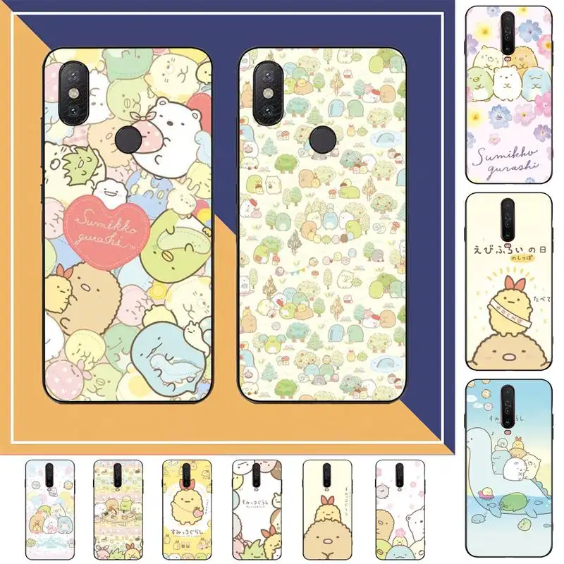 

Cartoon sumikko gurashi-S Phone Case for Redmi Note 8 7 9 4 6 pro max T X 5A 3 10 lite pro