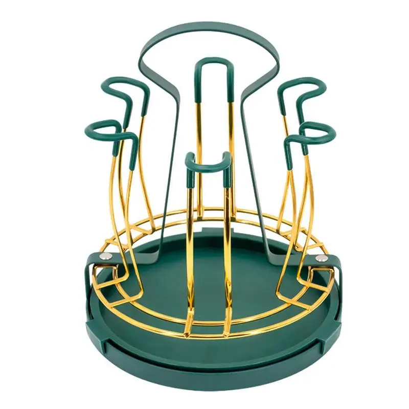 6 Hooks Bottle Drying Rack Multi Functional Cups Drainer Stand For Kitchen Round Mugs Draining Holder Kitchen Accessoriess
6 Hooks Bottle Drying Rack Multi Functional Cups Drainer Stand For Kitchen Round Mugs Draining Holder Kitchen Accessoriess