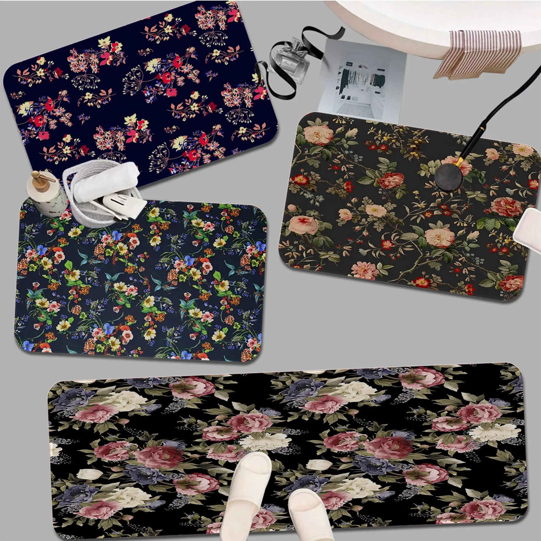 Colorful Fresh Flowers Entrance Door Mat Rectangle Anti-slip Home Soft Badmat Front Door Indoor Outdoor Mat Modern Home Decor
Colorful Fresh Flowers Entrance Door Mat Rectangle Anti-slip Home Soft Badmat Front Door Indoor Outdoor Mat Modern Home Decor