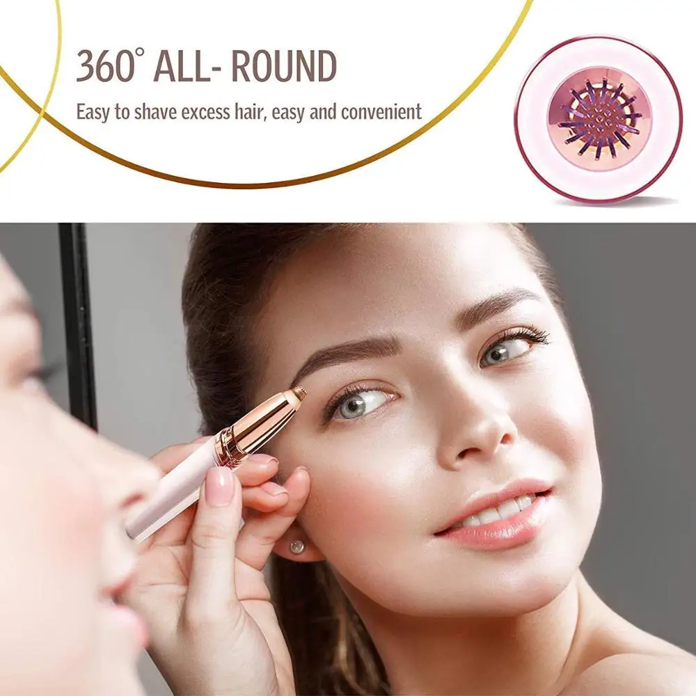 New Design Electric Eyebrow Trimmer Makeup Painless Eye Brow Epilator Mini Shaver Razors Portable Facial Hair Remover for Women
New Design Electric Eyebrow Trimmer Makeup Painless Eye Brow Epilator Mini Shaver Razors Portable Facial Hair Remover for Women