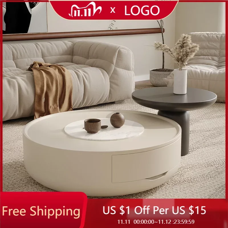 White Nordic Coffee Tables Luxury Round Modern Minimalist Coffee Tables Design Japanese Moveis Para Sala Household Items
White Nordic Coffee Tables Luxury Round Modern Minimalist Coffee Tables Design Japanese Moveis Para Sala Household Items