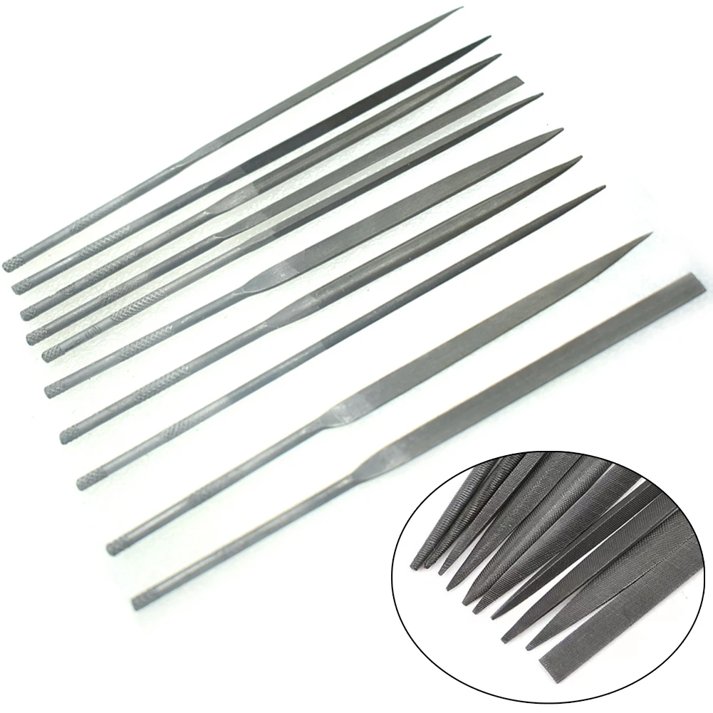 10Pcs 3*140mm Small Needle Files Set Steel Needle Files Wood Sanding Polishing For Metal Glass Die Wood Hand Tools
10Pcs 3*140mm Small Needle Files Set Steel Needle Files Wood Sanding Polishing For Metal Glass Die Wood Hand Tools