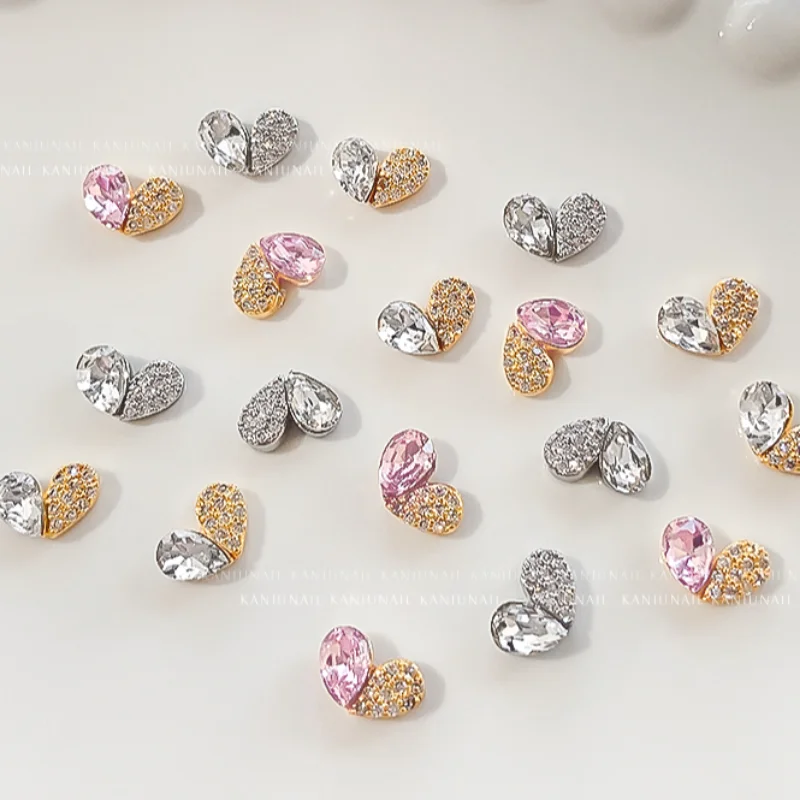 Nail Art Rhinestones Zircon Diamond Gold Silver Gems Alloy Heart Water Drop Shape Broken Drills Pearls Jewelry Decoration
Nail Art Rhinestones Zircon Diamond Gold Silver Gems Alloy Heart Water Drop Shape Broken Drills Pearls Jewelry Decoration