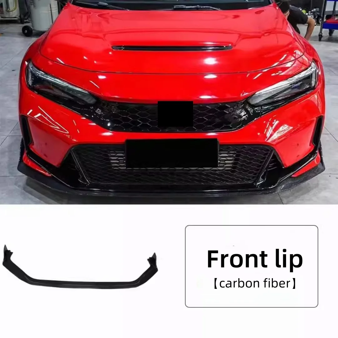 Углеродное волокно Передняя liip для Honda civic 11-го TypeR FL5 Модифицированная
