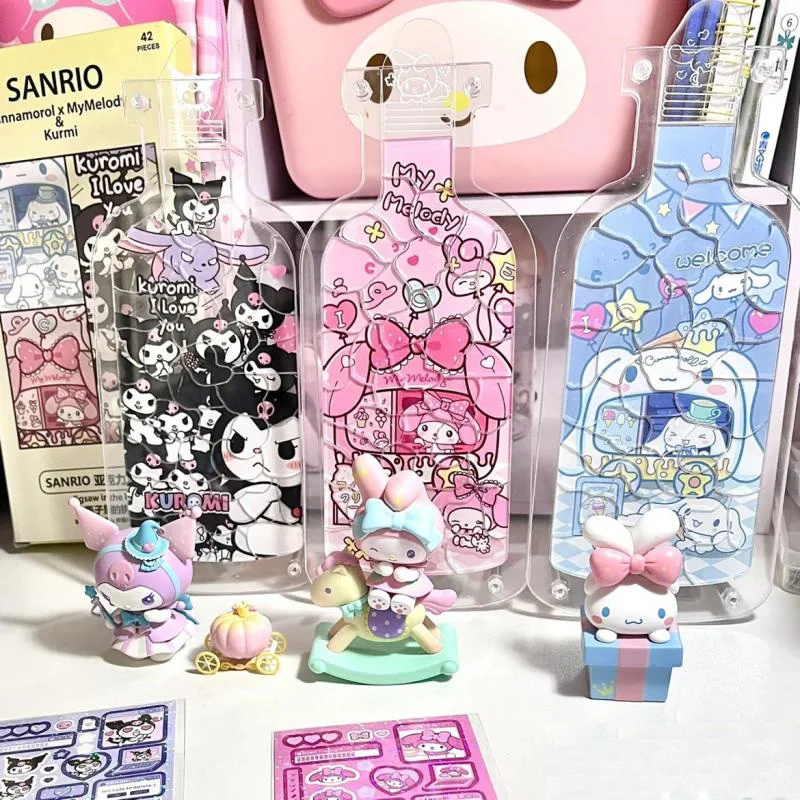 42 шт. Sanrioed My Melody Cinnamoroll Kuromi мультяшный кавайный акриловый пазл супер милые украшения для девочек праздничные подарки
42 шт. Sanrioed My Melody Cinnamoroll Kuromi мультяшный кавайный акриловый пазл супер милые украшения для девочек праздничные подарки