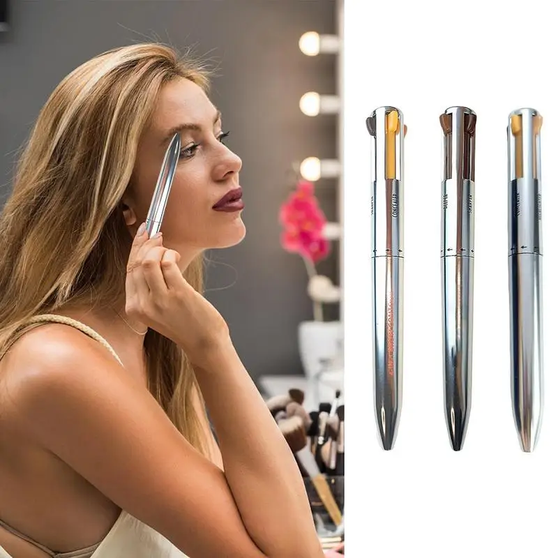 4 In 1 Eyebrow Pencil Waterproof Eye Pencil Brow Long Lasting Easy Color Eyebrow Pen Eye Sweatproof Long-Wear Beauty Makeup Tool
4 In 1 Eyebrow Pencil Waterproof Eye Pencil Brow Long Lasting Easy Color Eyebrow Pen Eye Sweatproof Long-Wear Beauty Makeup Tool