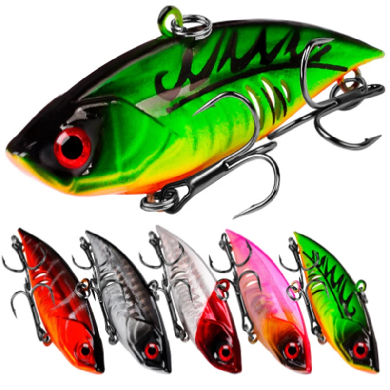 65mm 11g Fishing Lures Vib Hard Bait With Treble Hook Carp Fishing Tool Wobbler Plastic Artificial Saltwater Lure For Pike Perch
65mm 11g Fishing Lures Vib Hard Bait With Treble Hook Carp Fishing Tool Wobbler Plastic Artificial Saltwater Lure For Pike Perch