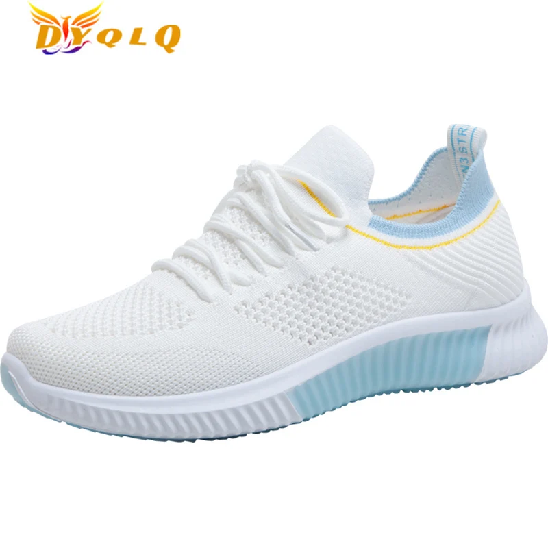 Breathable Mesh Sports Vulcanized Shoes Ladies Casual Light Knitted Comfortable Soft Flat Bottom Running Fitness Lacing
Breathable Mesh Sports Vulcanized Shoes Ladies Casual Light Knitted Comfortable Soft Flat Bottom Running Fitness Lacing