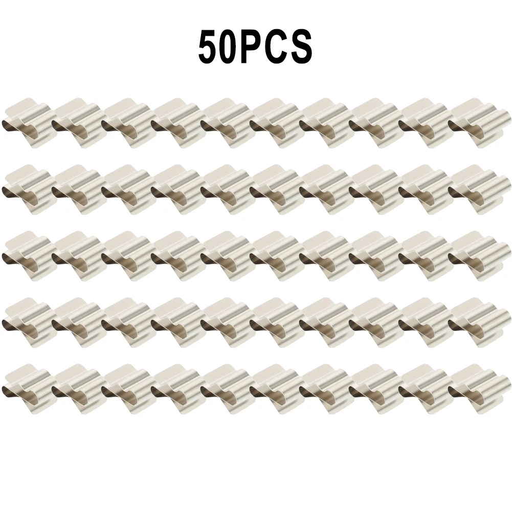 20/50pc Stainless Steel Solar Panel Cable Clip Professional PV Cable Clips Wire Clips Solar Cable Organizer Solar Cable Fastener
20/50pc Stainless Steel Solar Panel Cable Clip Professional PV Cable Clips Wire Clips Solar Cable Organizer Solar Cable Fastener