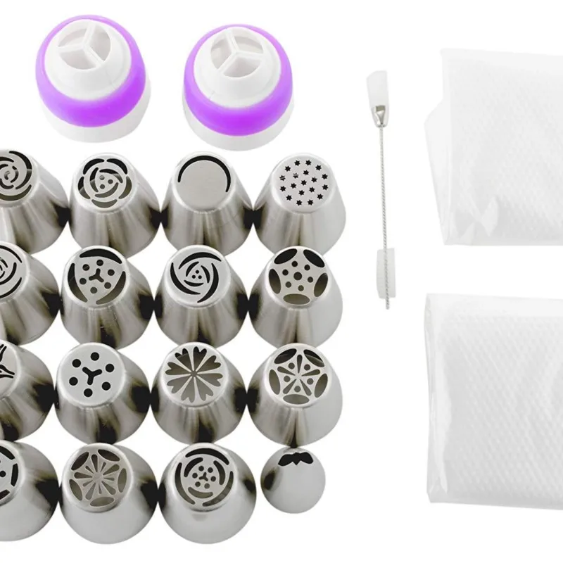 39Pcs/Set Piping Nozzle One-piece Piping Tip Set Leaf Piping Tip Cake Decoration Accessories Kitchen Tools Kit Cupcake Liners
39Pcs/Set Piping Nozzle One-piece Piping Tip Set Leaf Piping Tip Cake Decoration Accessories Kitchen Tools Kit Cupcake Liners